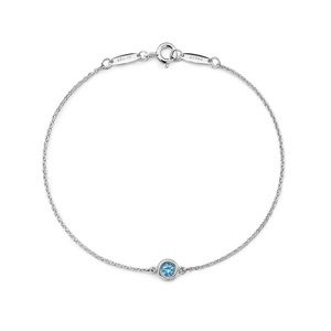 Tiffany & Co sterling aquamarine bracelet